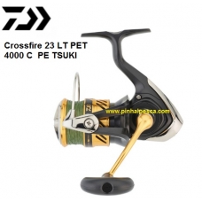 Carreto DAIWA CROSSFIRE LT 4000 - C PE TSUKI + OFERTA MULTIFILAR